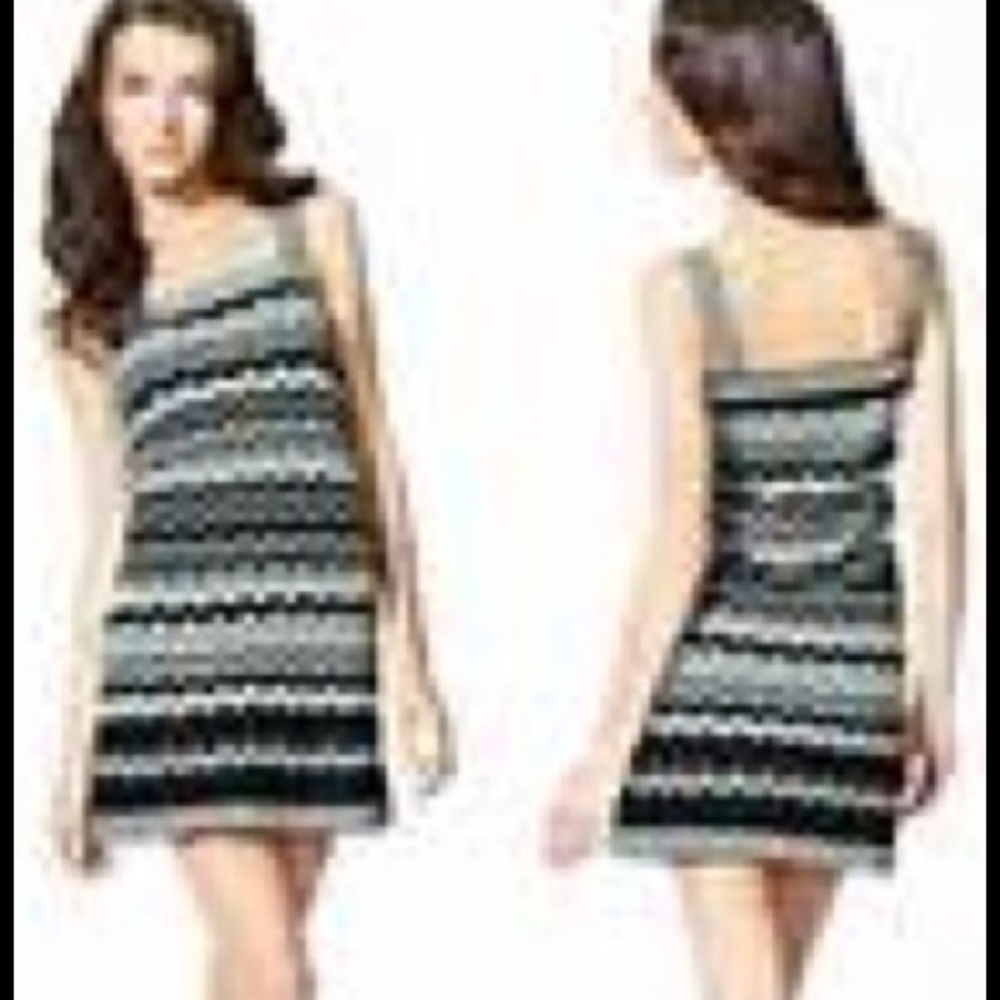 Missoni + Target Knit Dress Black & White Chevron Print - NWT